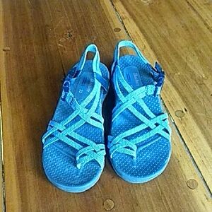 Stylish Blue Skecher Sandals for Women